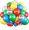 Red Yellow Blue Balloons, 60PCS Balloons Red Blue Green, 12Inch Matte Blue Yellow Red Green Latex Balloons Colourful Confetti Balloons for Kids Birthday Baby Shower Carnival Circus Party Decoration